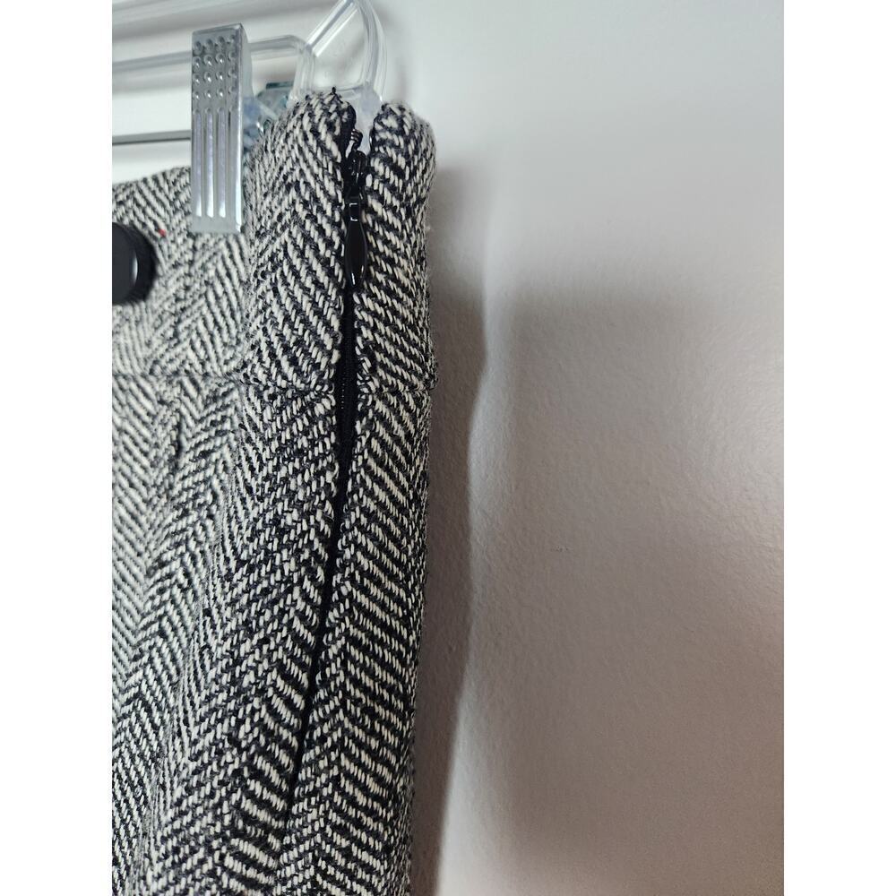 Ann Taylor wool blend high waisted cropped wide leg trouser sz 12P dark Academia - Picture 5 of 12